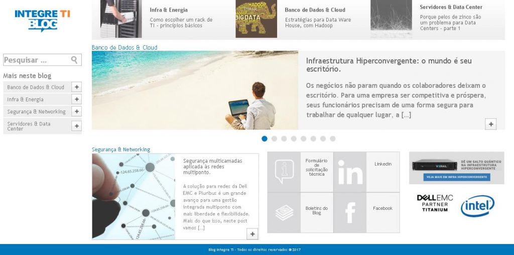 Blog da IntegreTI traz conteúdo exclusivo para TI Corporativa