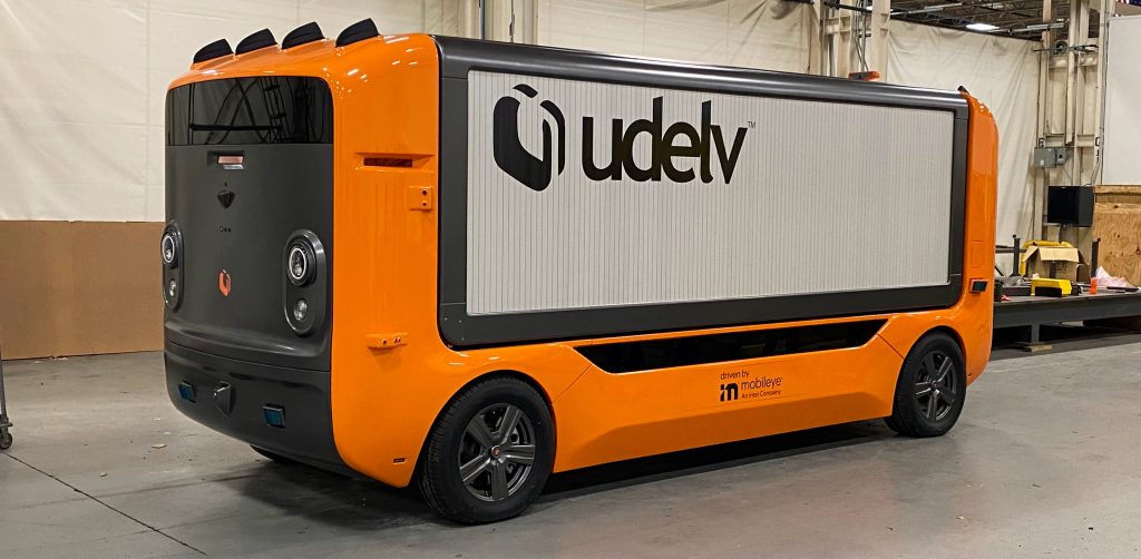 CES 2022: Udelv apresenta veículo elétrico autônomo para entregas