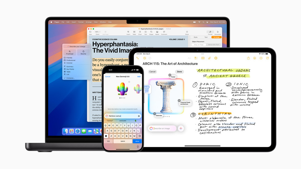 Novos sistemas operacionais da Apple trazem recursos do Apple Intelligence