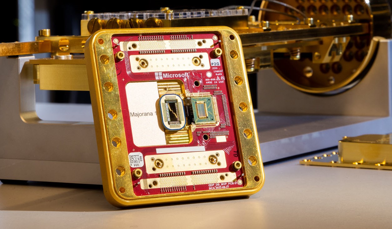 Microsoft apresenta Majorana 1, chip quântico com capacidade de 1 milhão de qubits