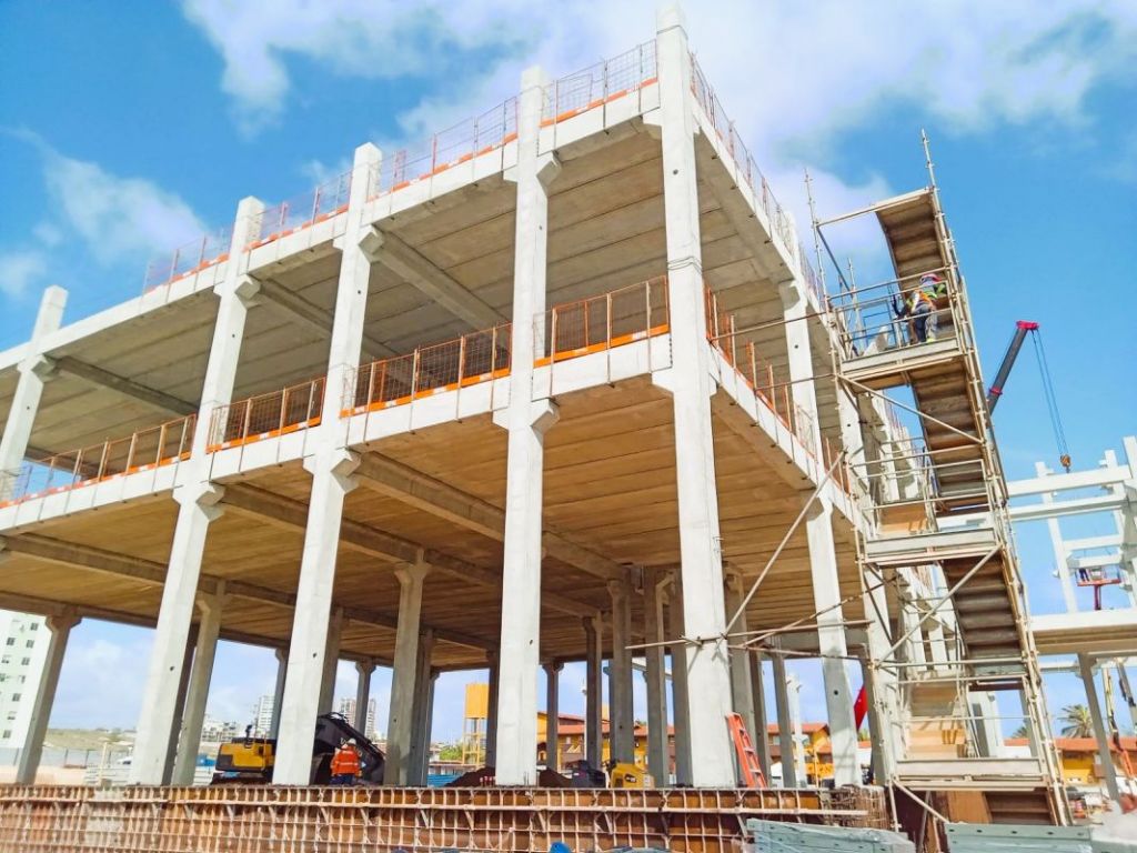Tecto progride nas obras do Mega Lobster, seu terceiro Data Center em Fortaleza
