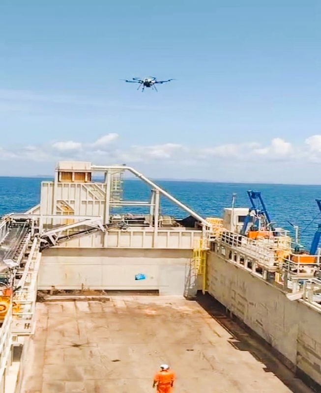 Wilson Sons começa testes com drones para tornar operações portuárias mais seguras e sustentáveis