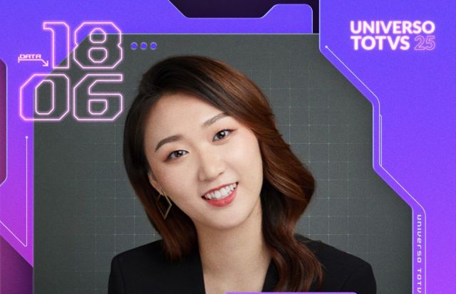 Sharon Gai, especialista em IA e inovação, é confirmada como palestrante no Universo Totvs 2025