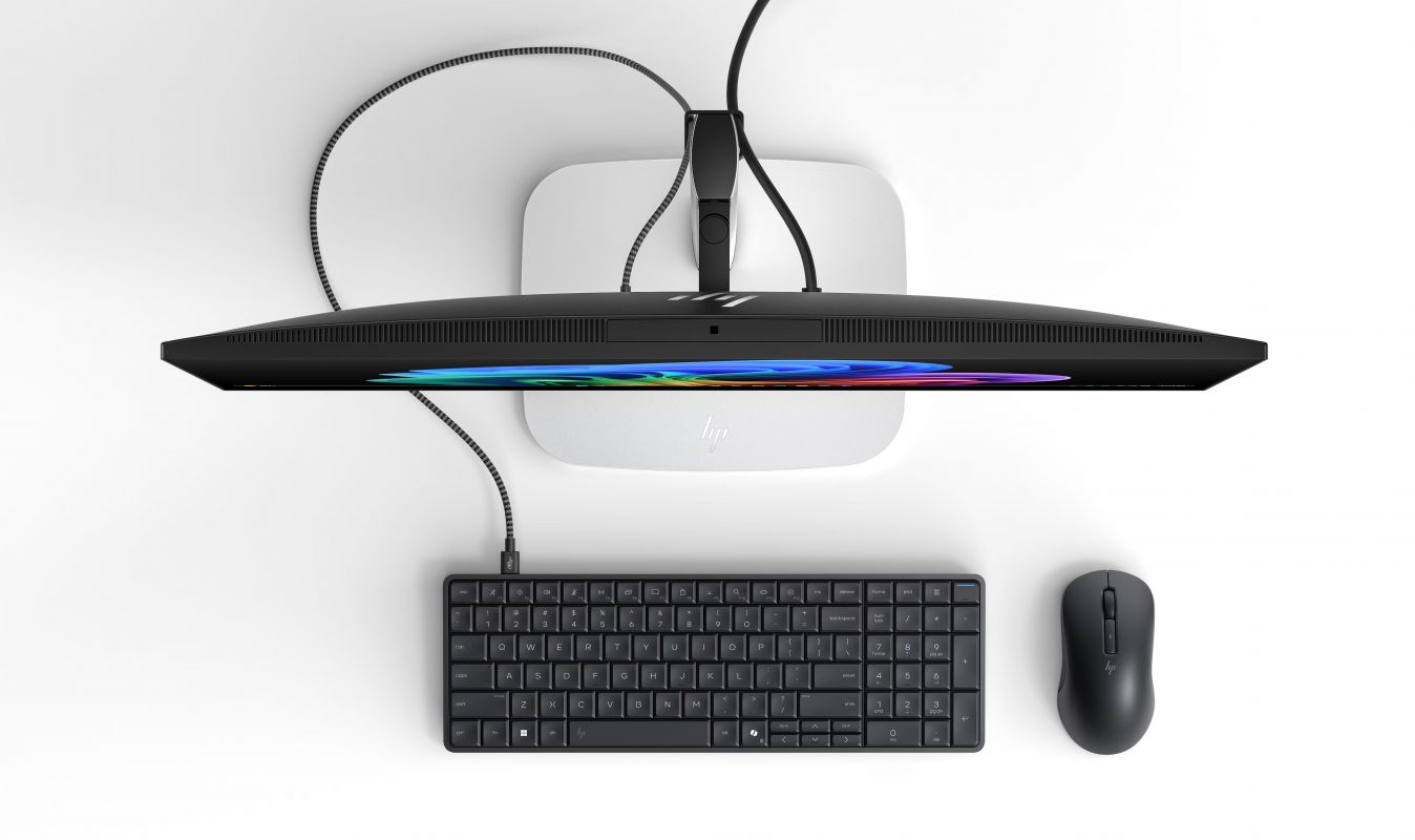 HP lança PC all in one com IA integrada ao teclado e monitor 4K