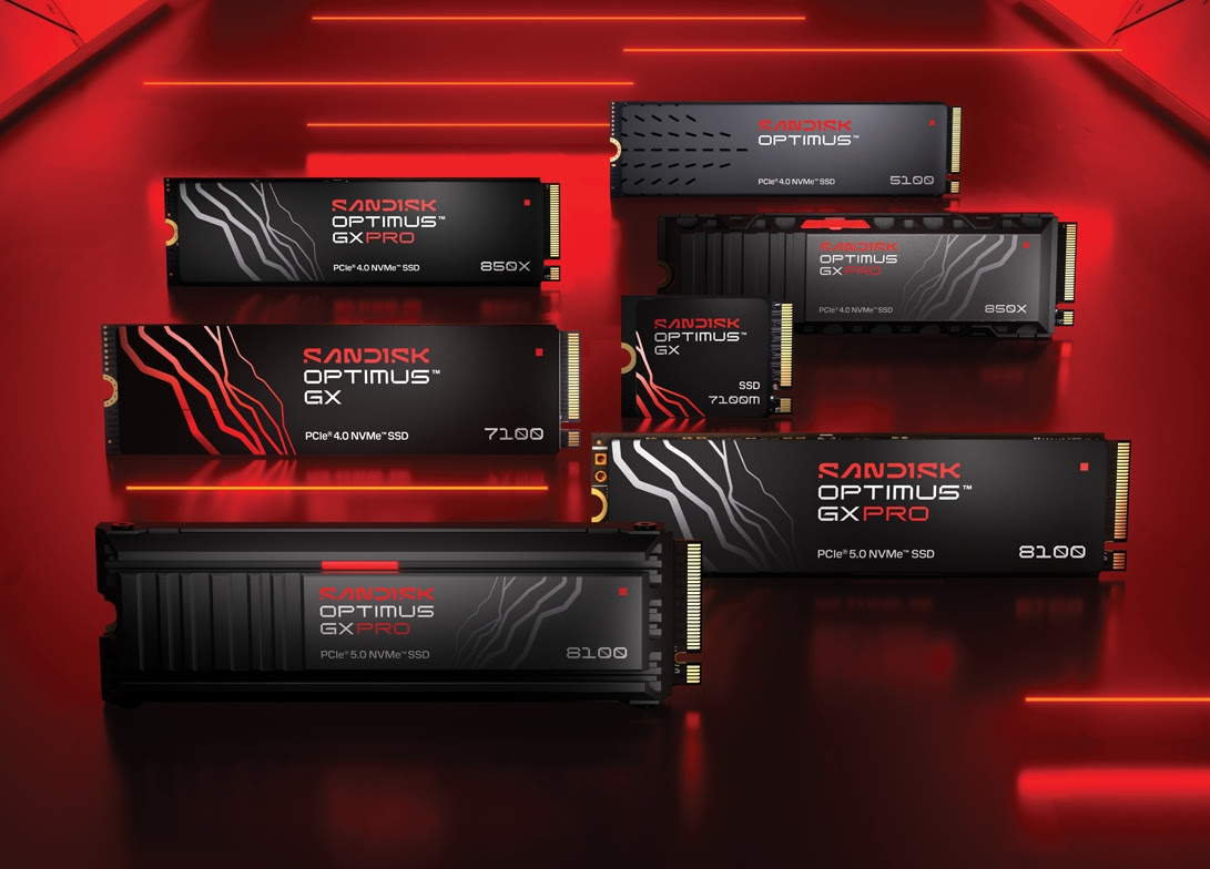 Sandisk reposiciona linha de SSDs internos com a marca Sandisk Optimus